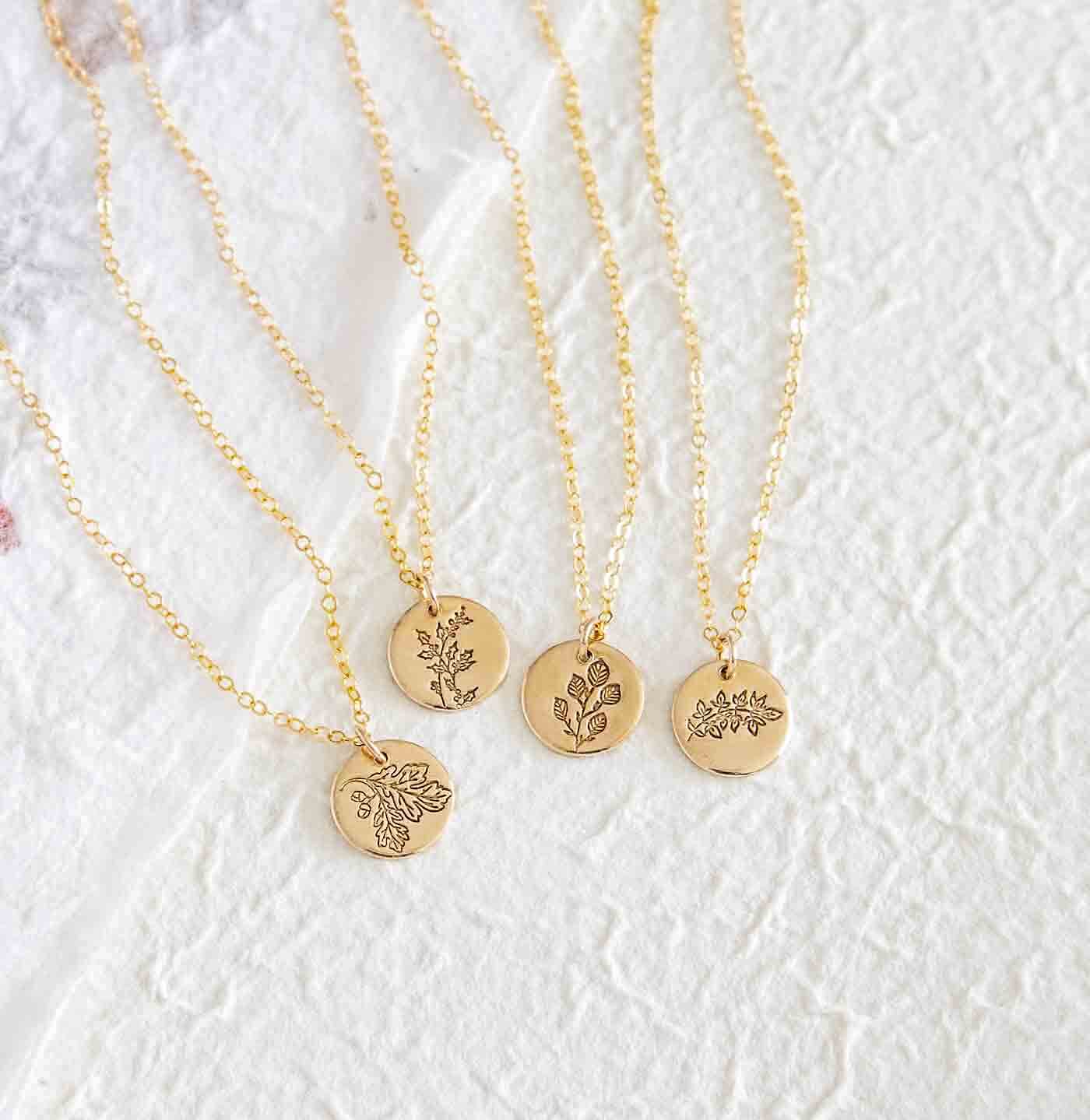 Celtic Birth Trees Pendant Necklaces