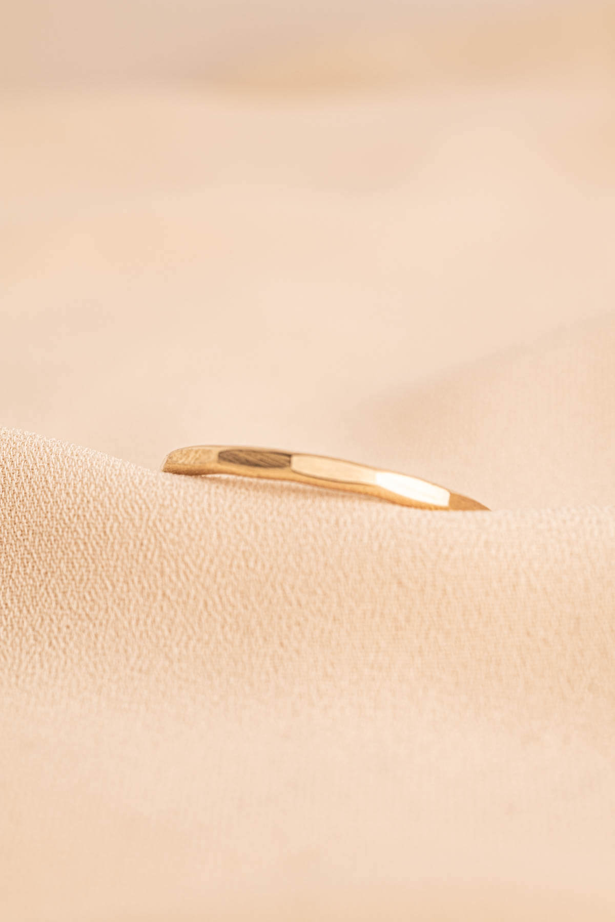 Ashby - Dainty Faceted Stacking Ring