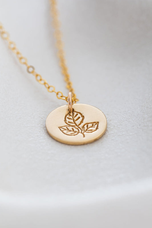 Alder Tree Birth Tree Necklace