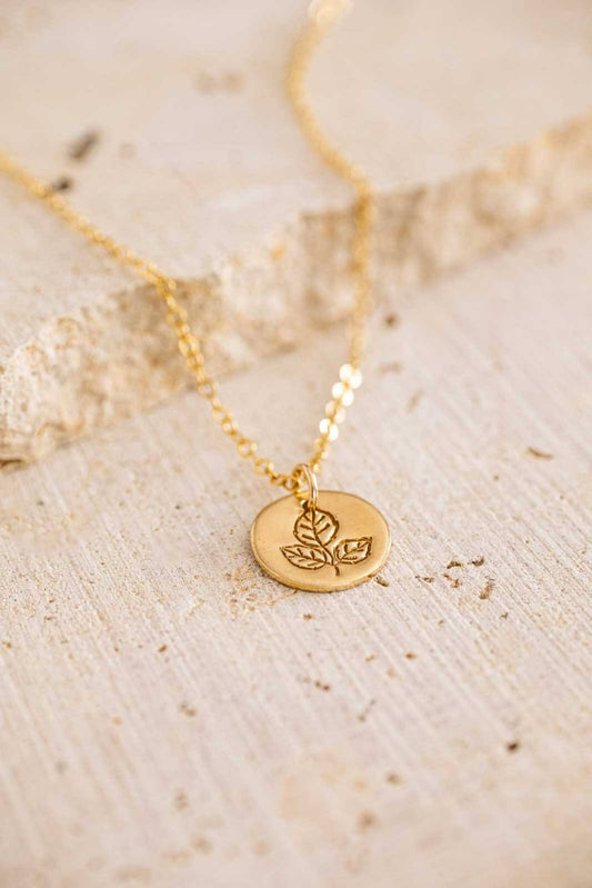 Alder Tree Birth Tree Necklace