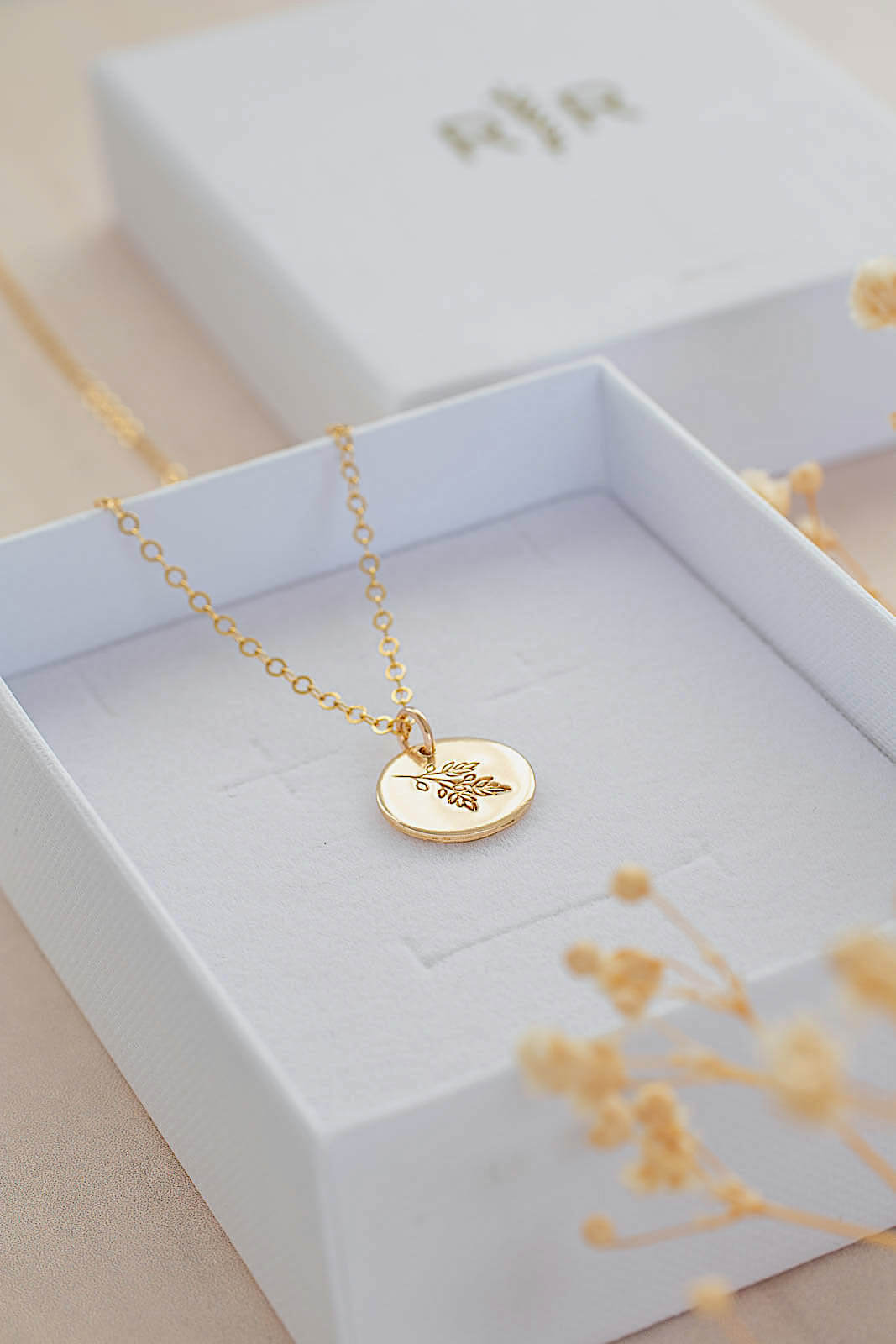 Ash tree birth tree necklace
