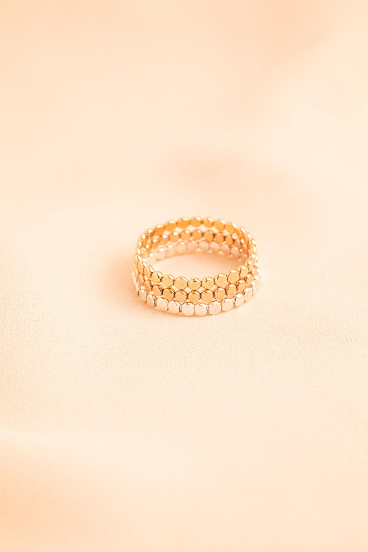 Hervey - Hammered Textured Stackable RIng