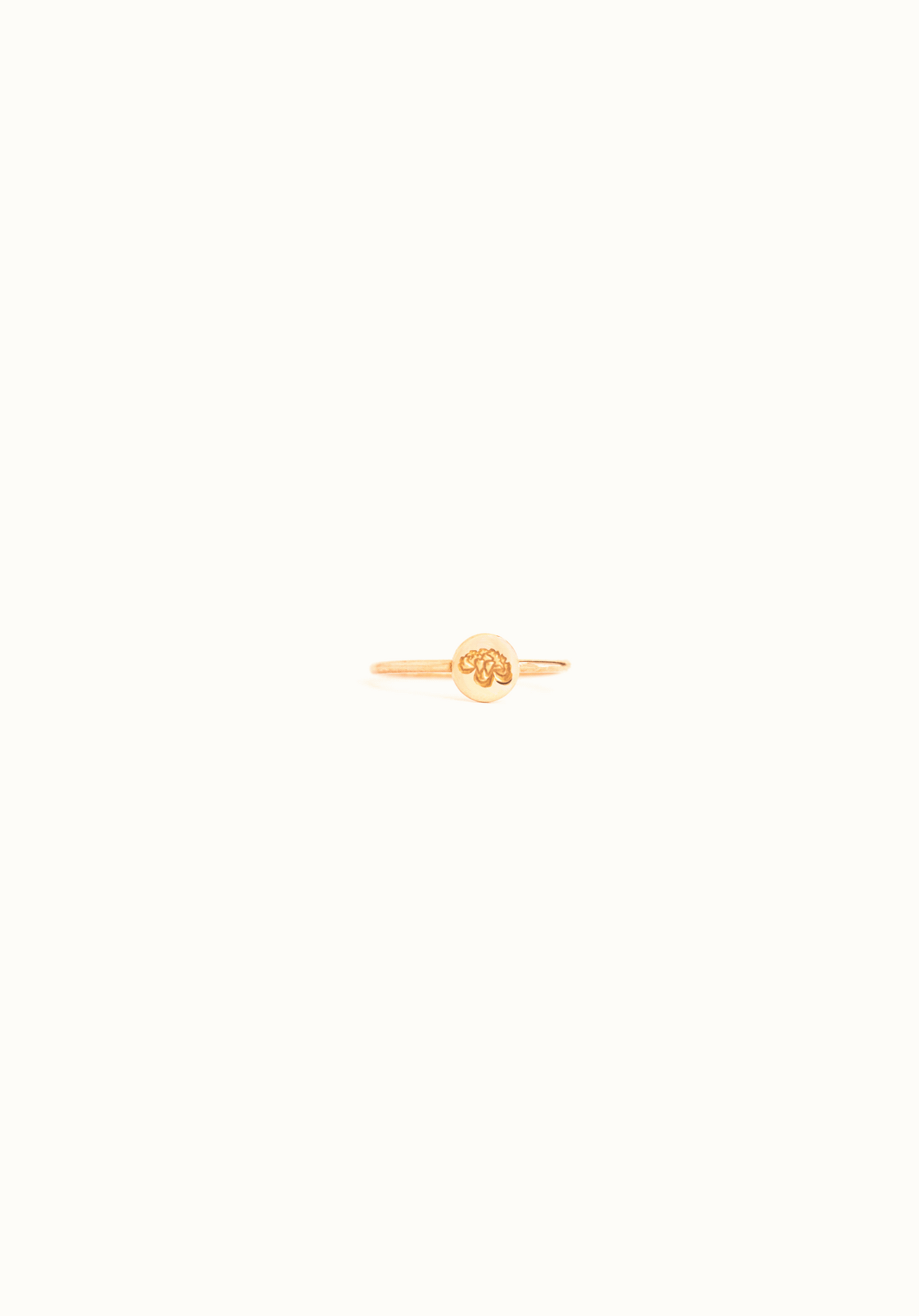Mini Birth Flower Rings
