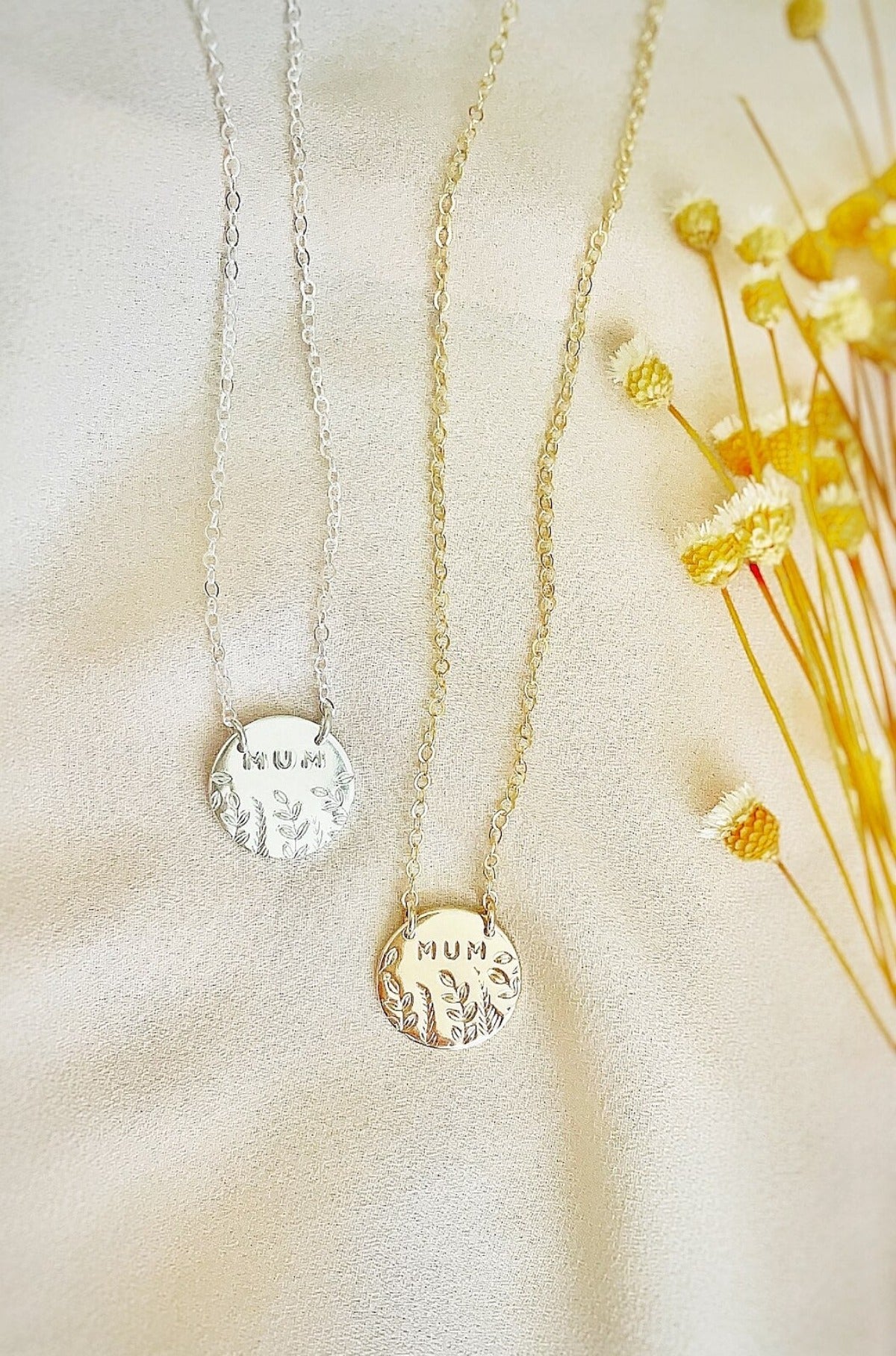 Julia - Mother & Daughter Matching Pendants Set