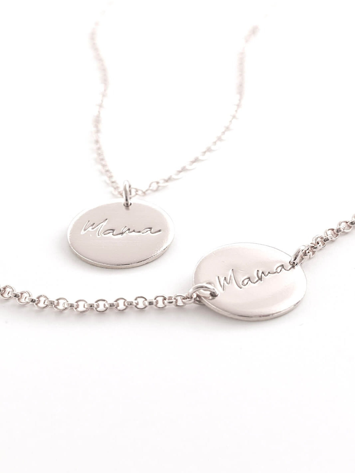 Mama - Motherhood necklace for mothers sterling silver
