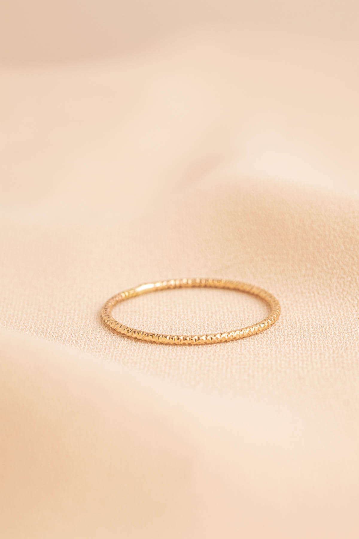 Ashley - Dainty Sparkle Stacking Ring