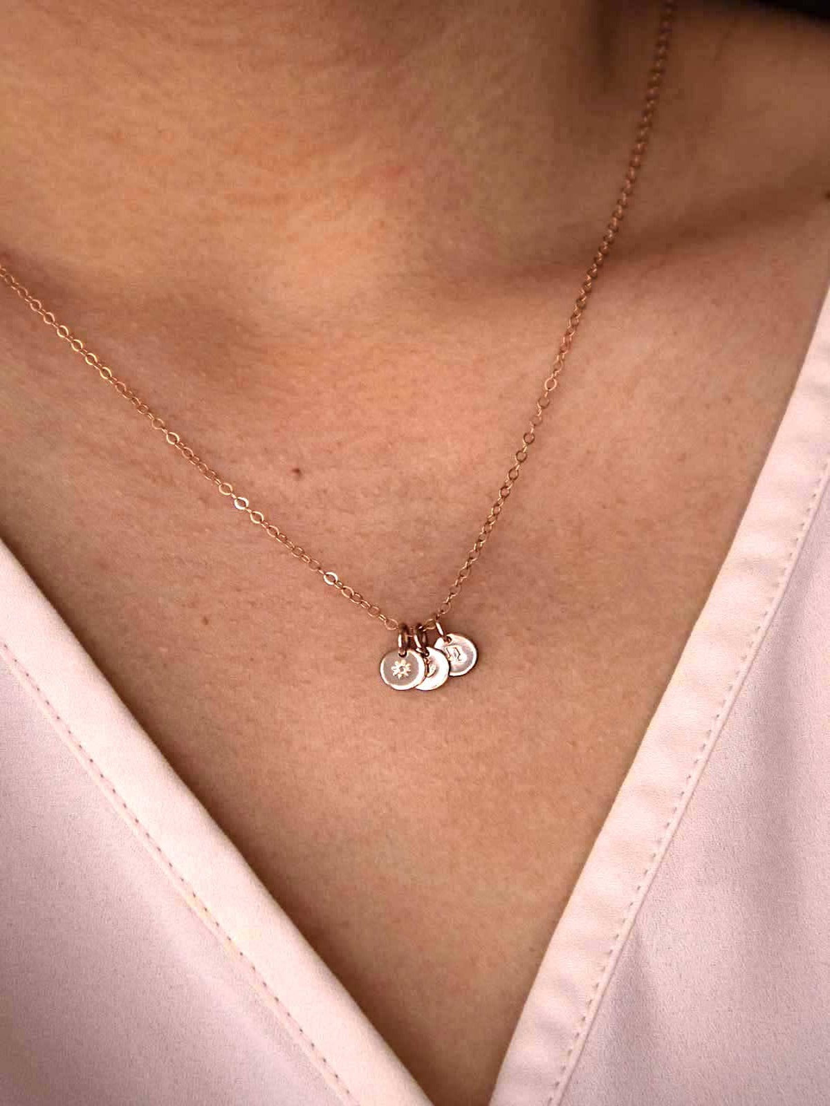 Casey - Symbols Pendant Necklace