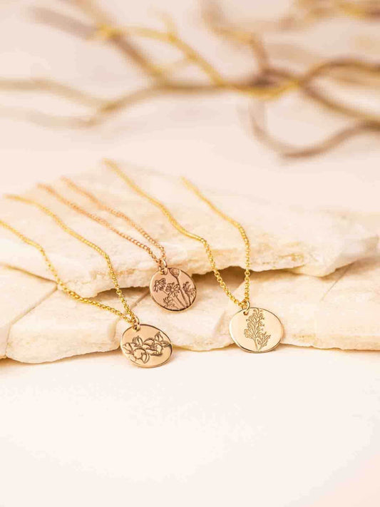 Spider Flower - Australian Natives Birth Flower Necklace for March