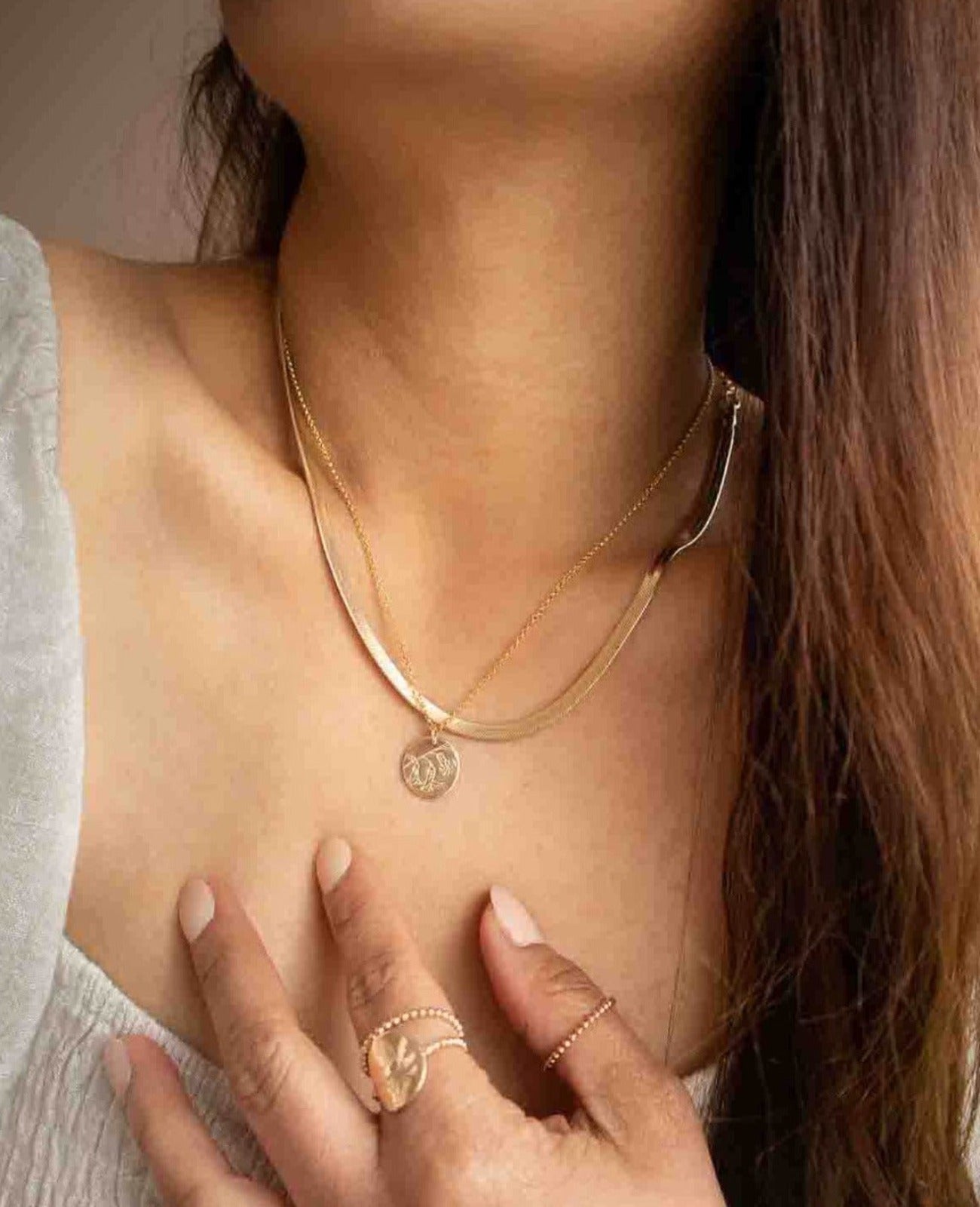 Emu Bush - Australian Birthflower Necklace for April
