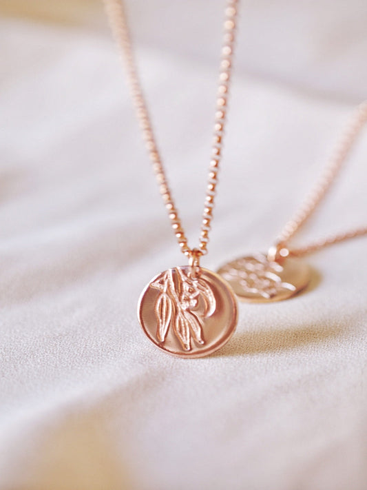 Gum Blossoms - Australian Native Birth Flower Necklace - September