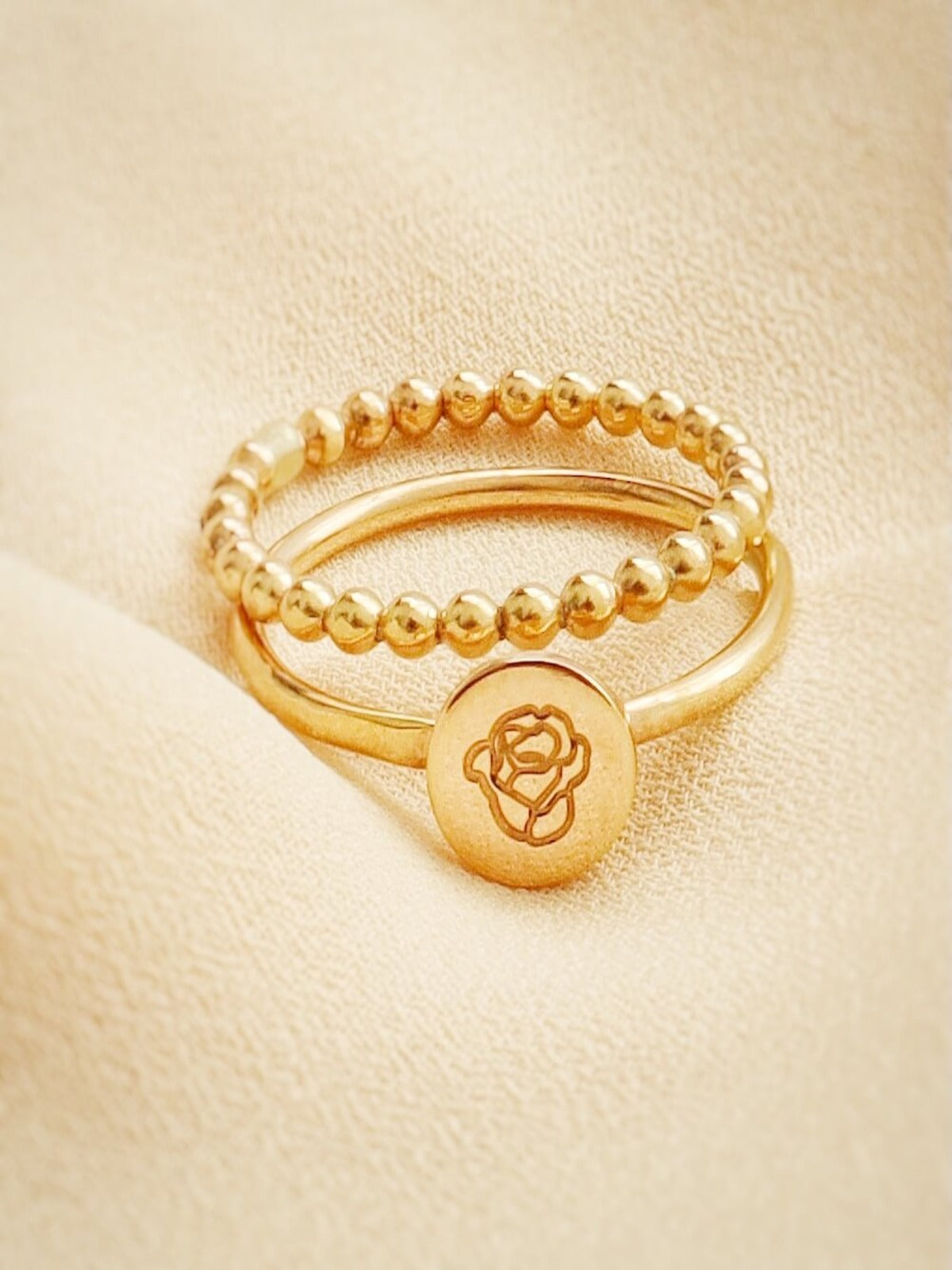 Mini Birth Flower Rings