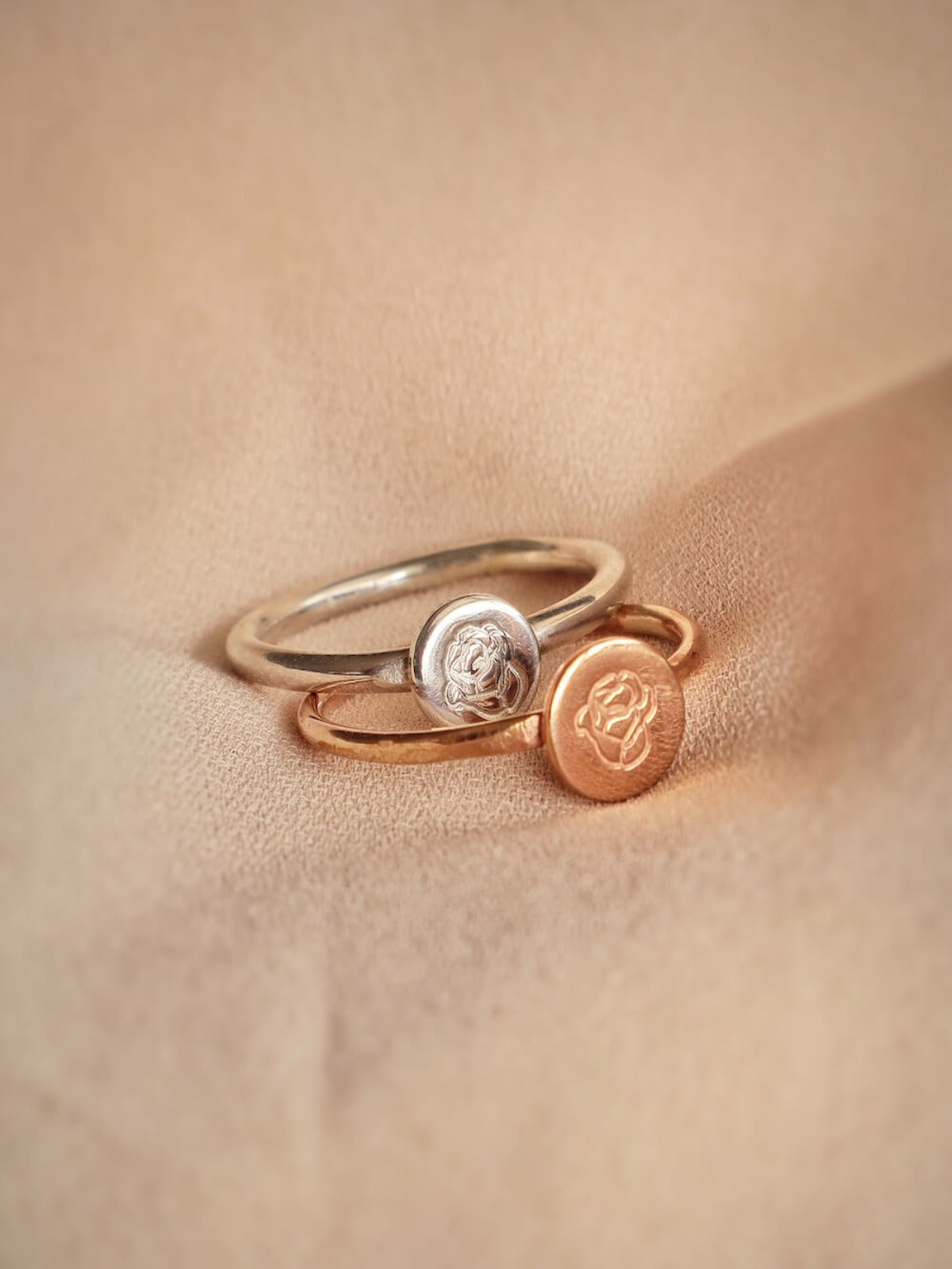 Mini Birth Flower Rings