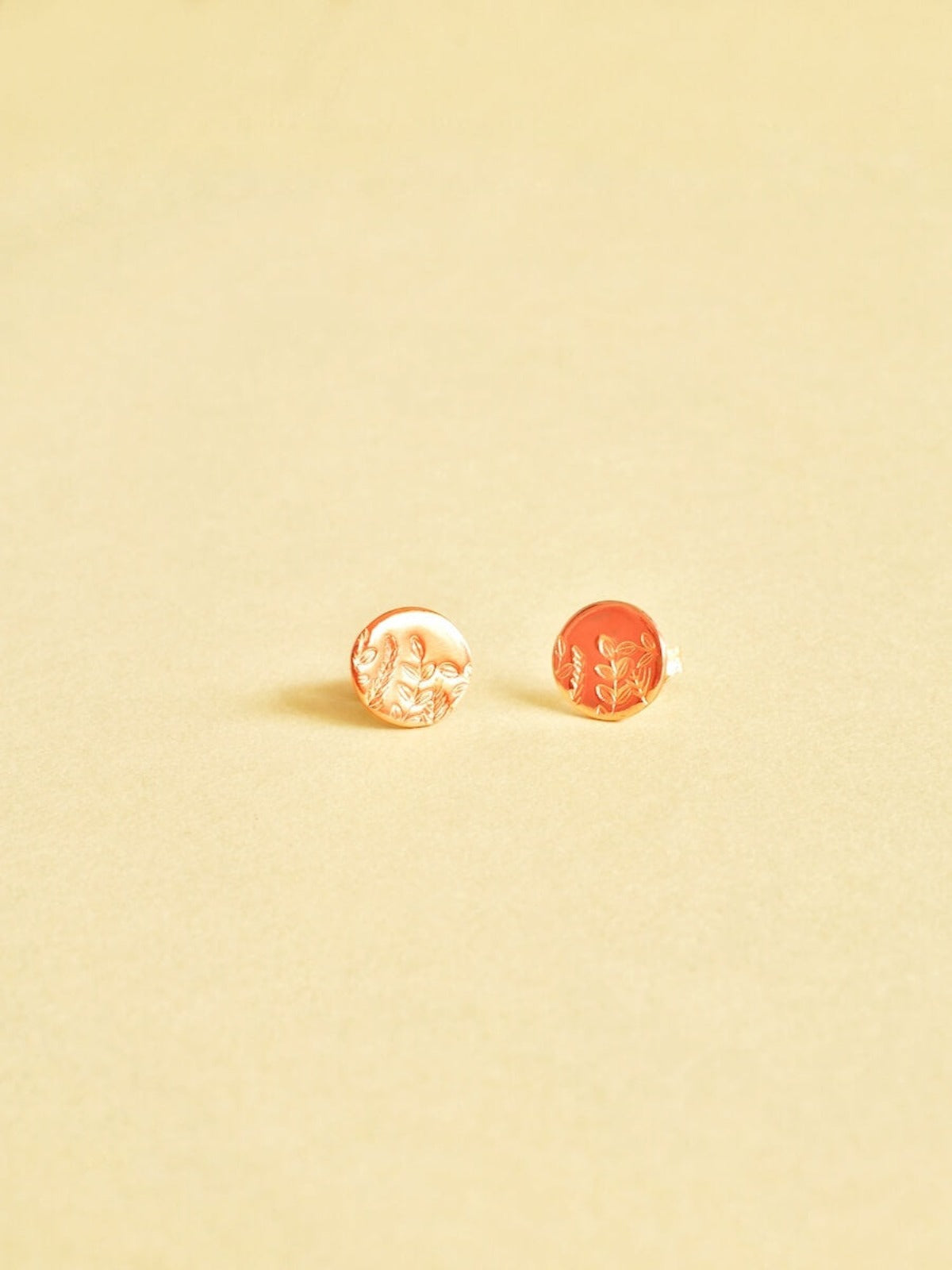 Julia - Floral Discs Earrings