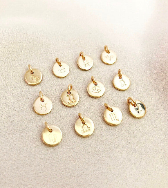 Zodiac Disc Mini Charms