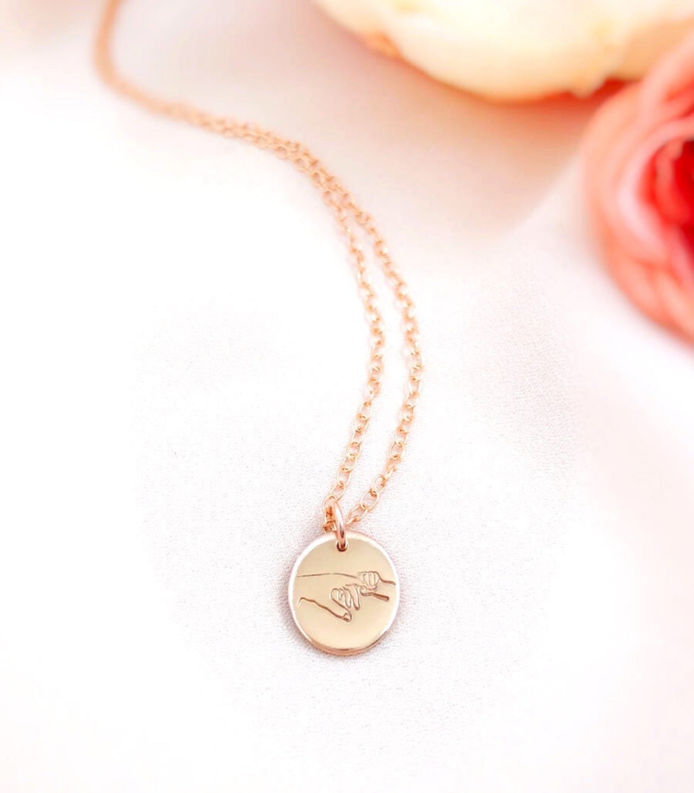 Baby's Grasp - Petite Disc Pendant