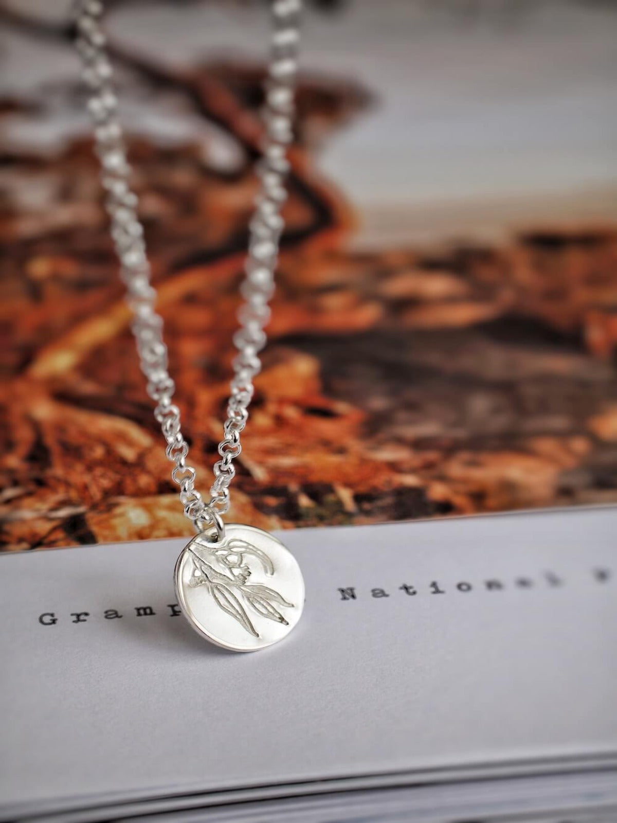 Gum Blossoms - Australian Native Birth Flower Necklace - September