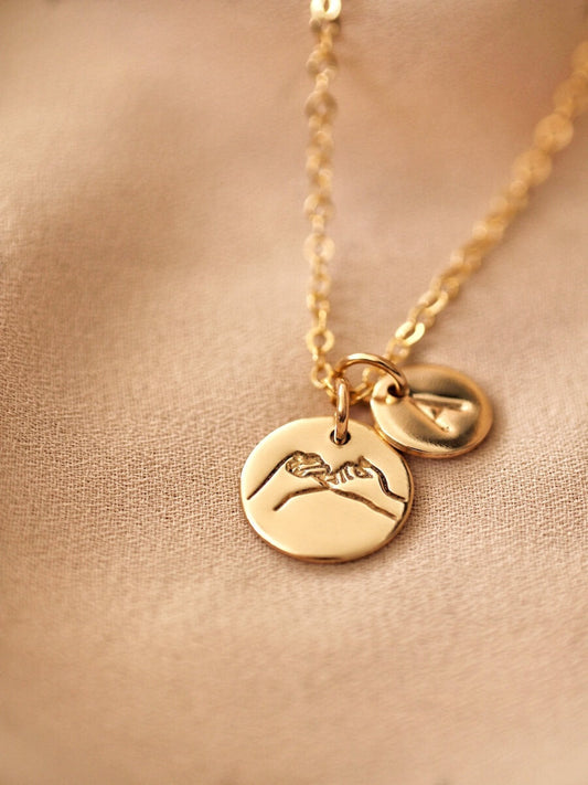 Pinky Promise - Petite Disc Pendant