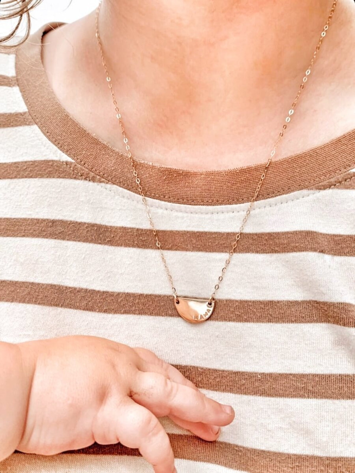 Luna - Half Moon | Half Circle Necklace