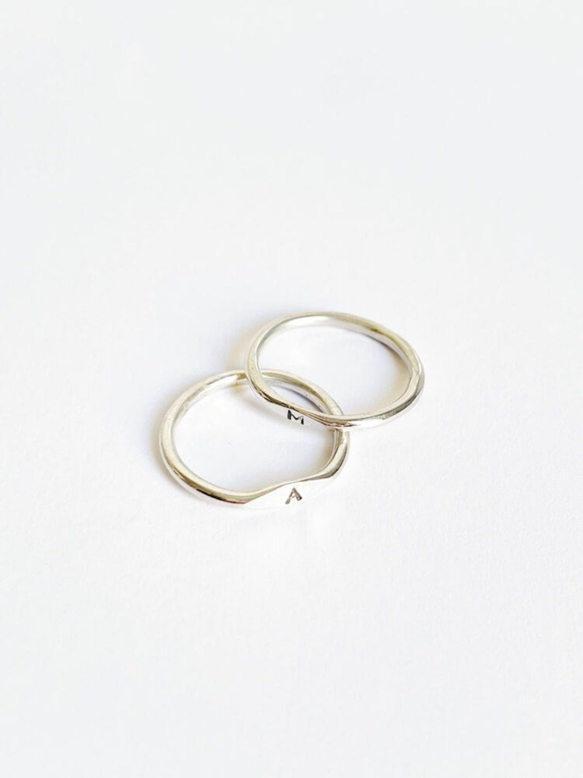 Roma - Stackable Mini Signet Ring