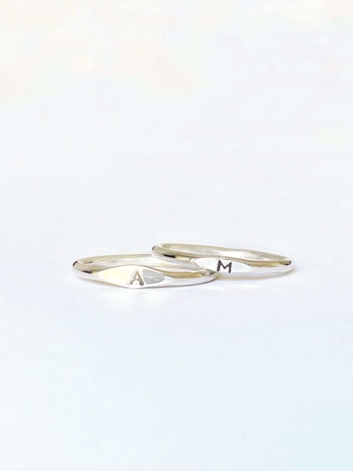 Roma - Stackable Mini Signet Ring