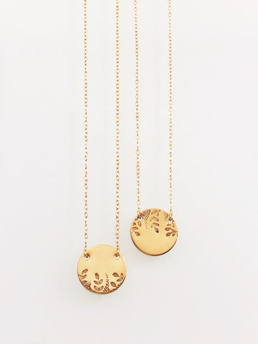 Julia - Mother & Daughter Matching Pendants Set