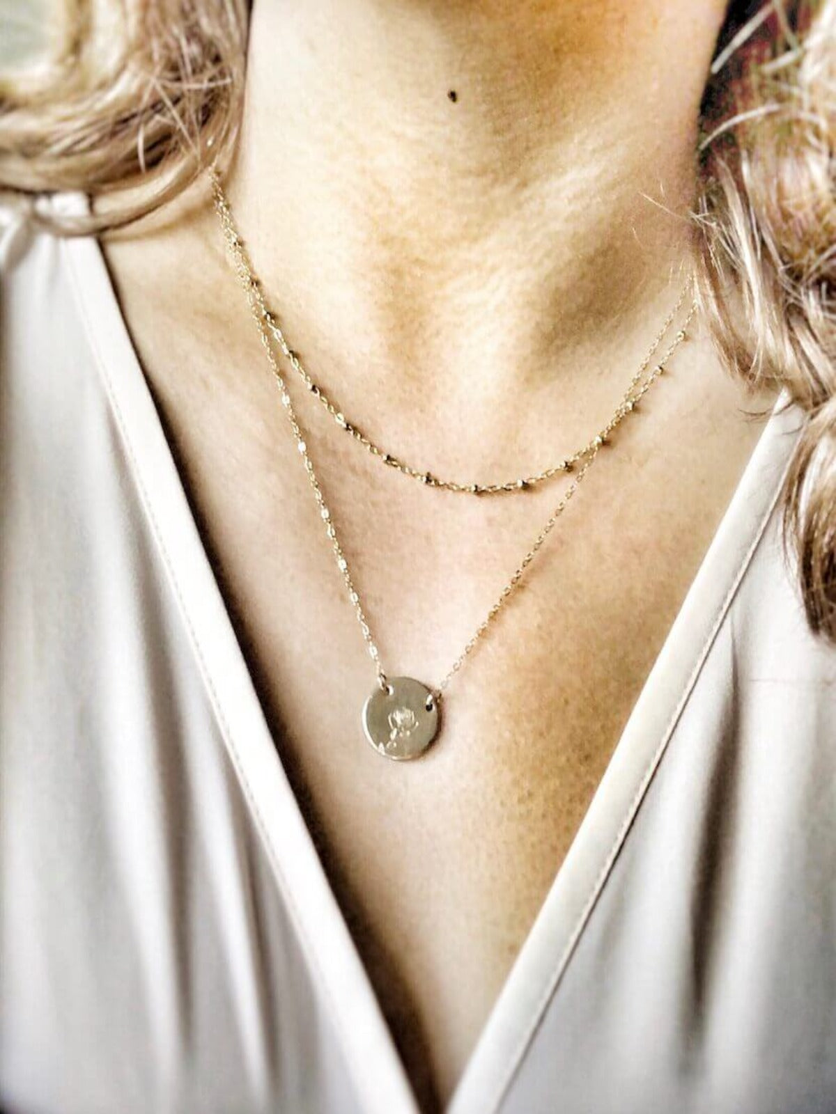 Estella - Dainty Satellite  Necklace