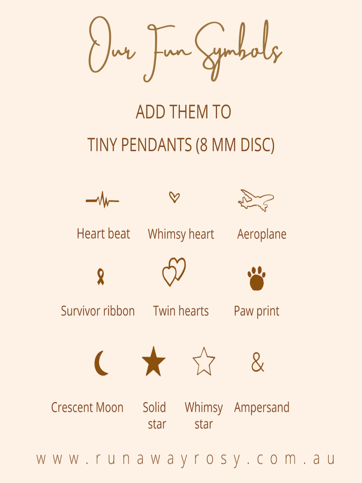 symbols for pendants