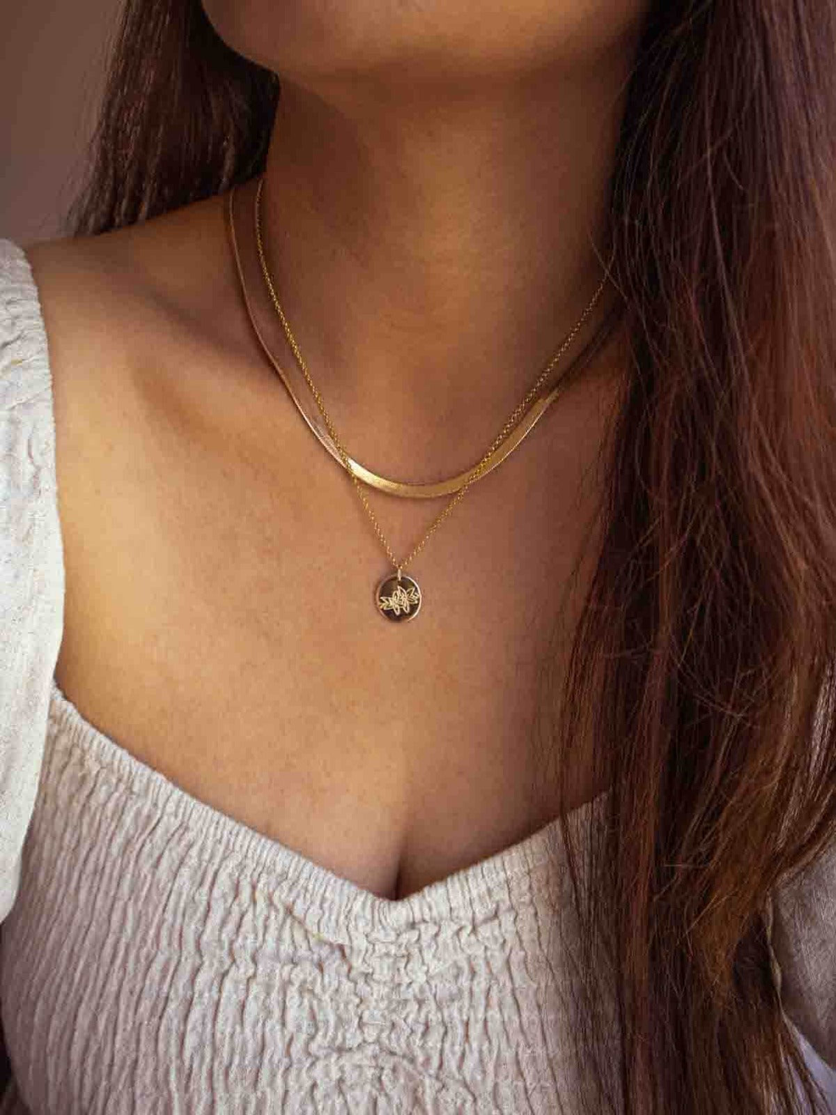 Waxflower - Australian Birthflower Necklace - May