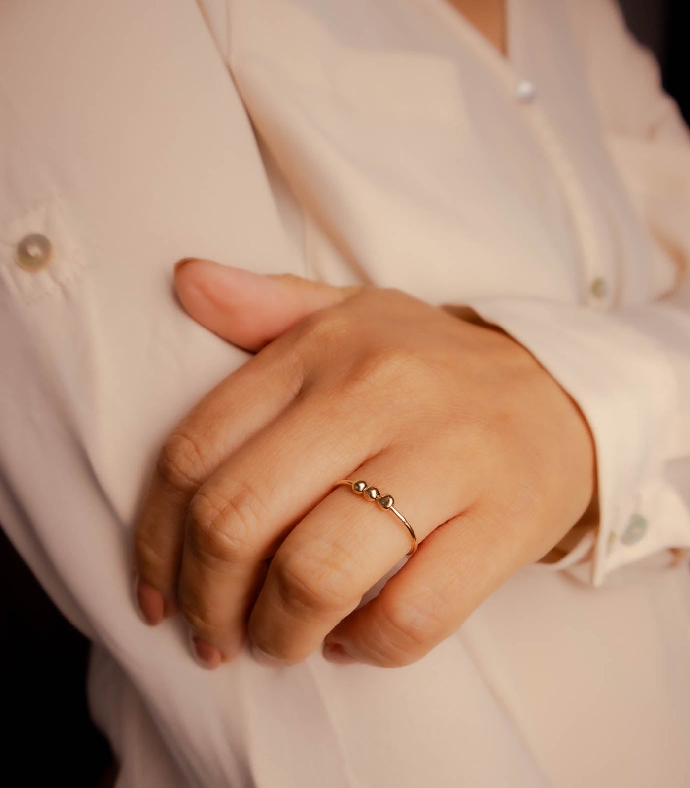 Amity - Dainty Minimalist Fidget Ring