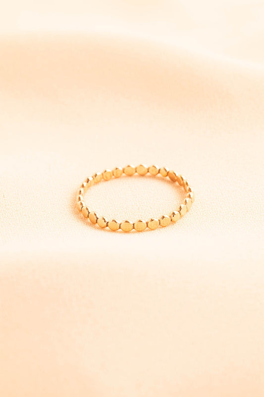 Hervey - Hammered Textured Stackable RIng