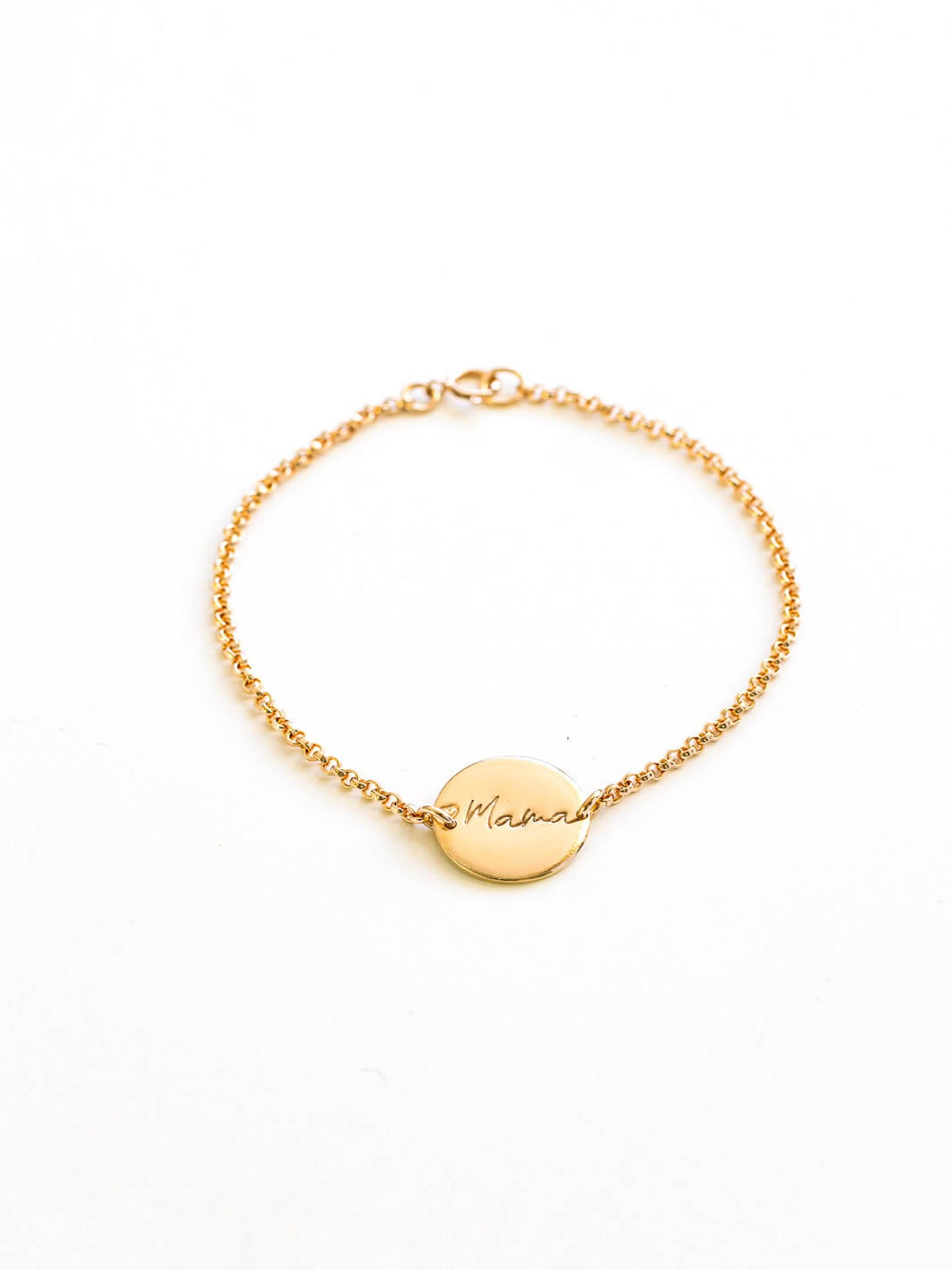 mama motherhood bracelet in gold