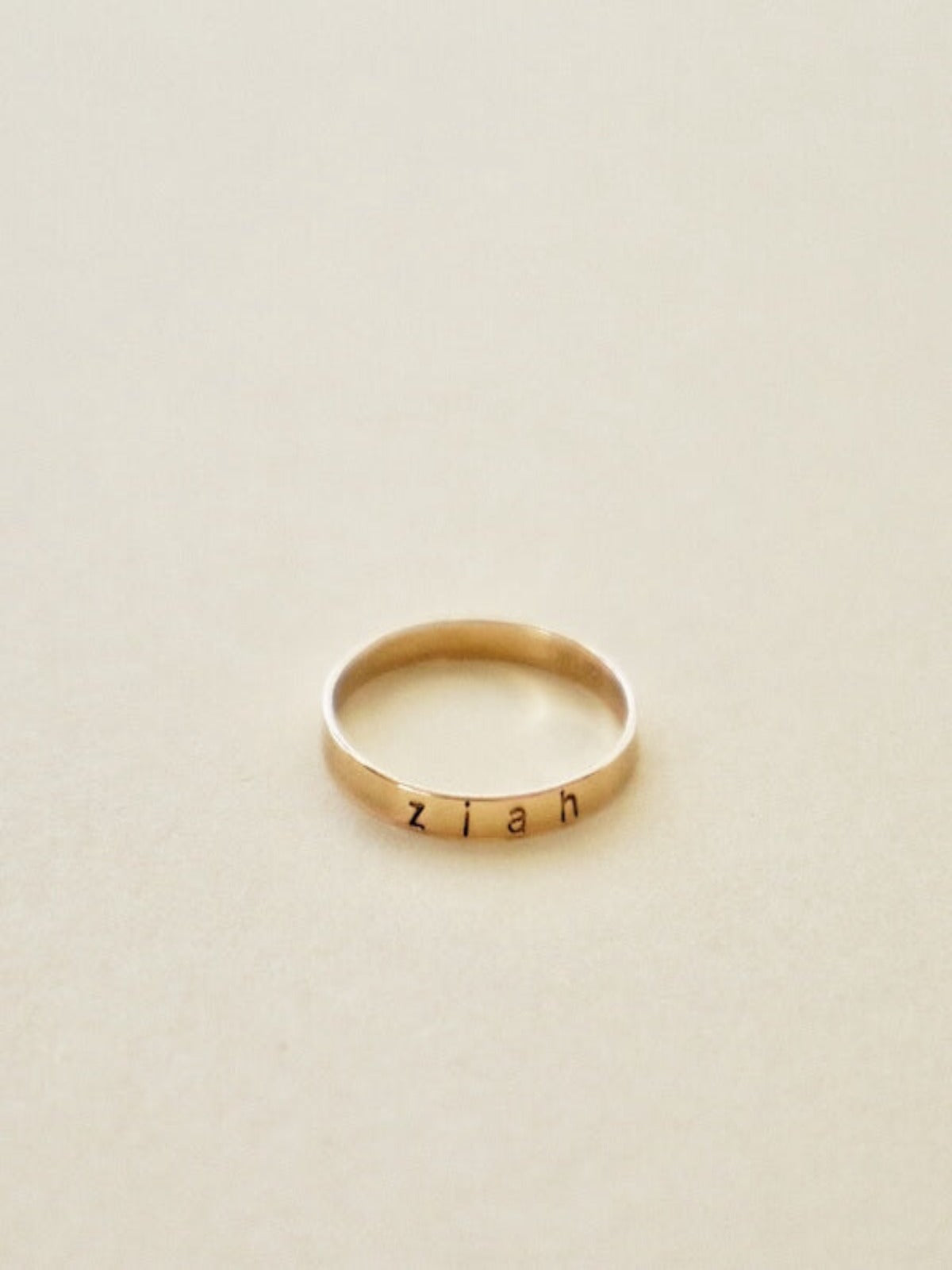 Yarra - Personalised Band Ring