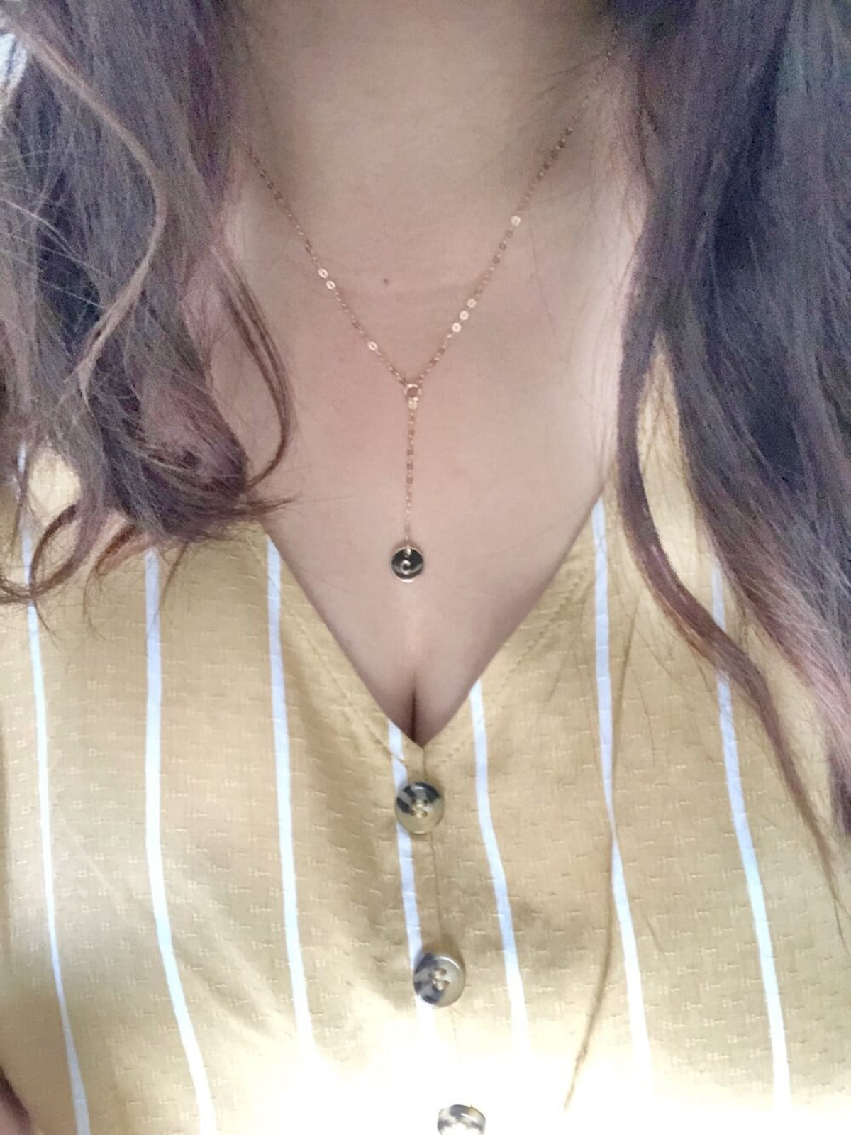 Kallista - Drop Necklace Perfect for Initials
